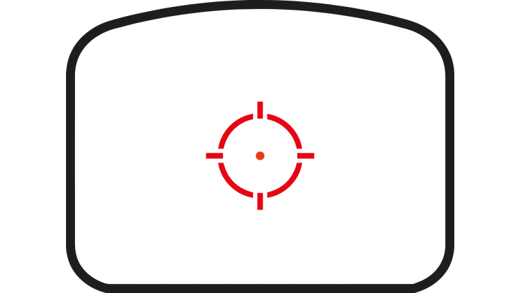 HAWKE Endurance Reflex Sight, 1x21, 3 MOA Multi, Dot/Circle Dot Red, Weav., RMSc 