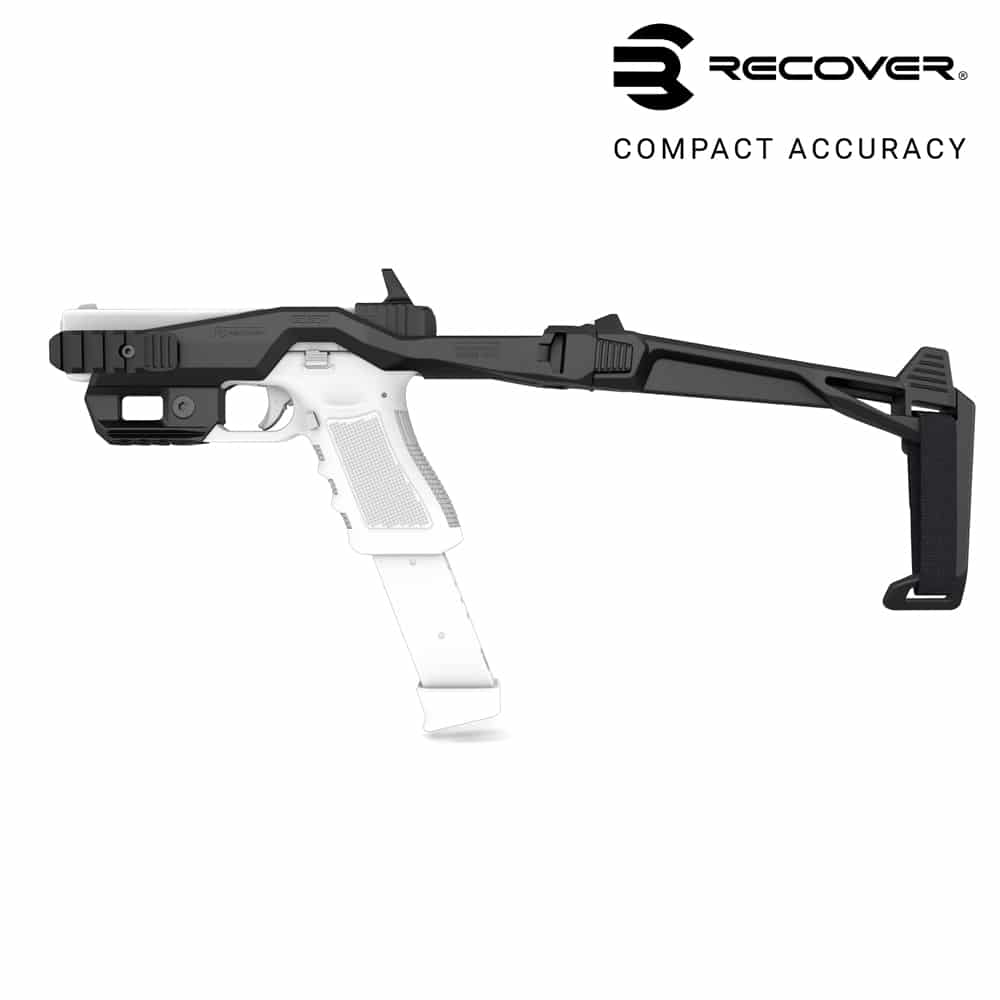RECOVER Chassis für alle Glock Pistolen mit Double-Stack-Magazin in Tan RECOVER Chassis für alle Glock Pistolen mit Double-Stack-Magazin in Tan