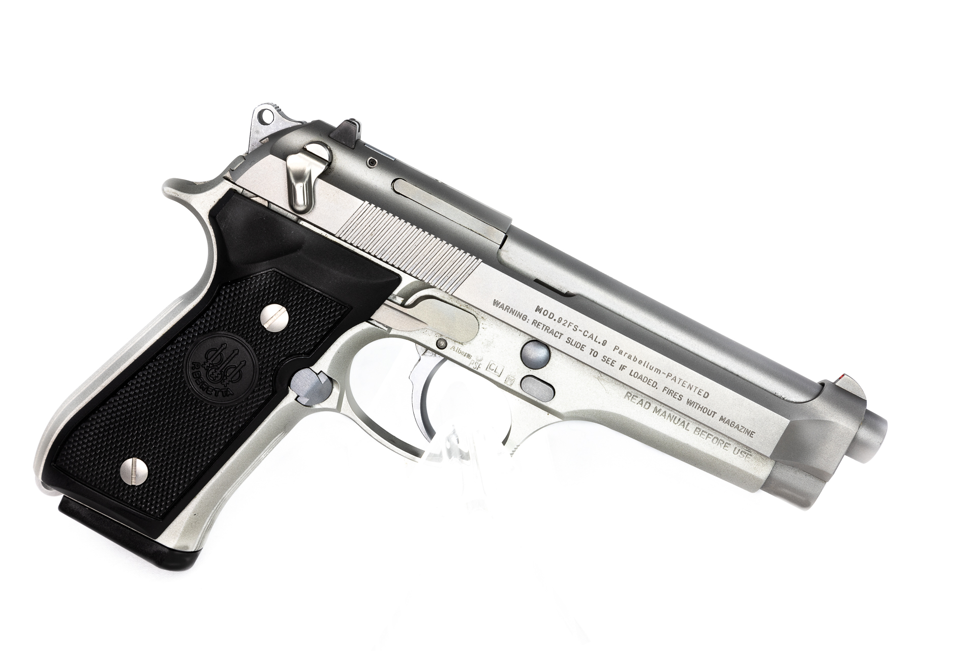 gebr. BERETTA 92FS Inox Zustand: Sehr gut gebr. BERETTA 92FS Inox Zustand: Sehr gut