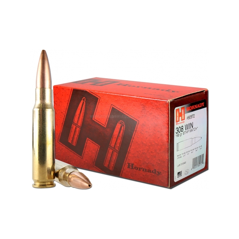 HORNADY Kal. .308 Win. 10,9g/168gr. 50er Pkg