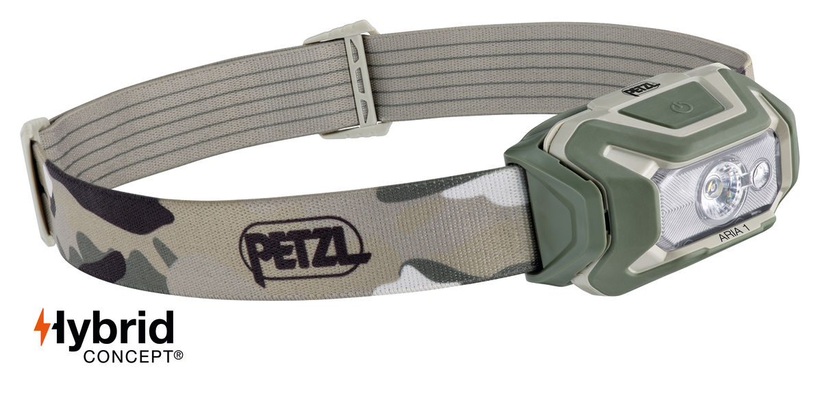 PETZL Stirnlampe Aria 1 RGB camo