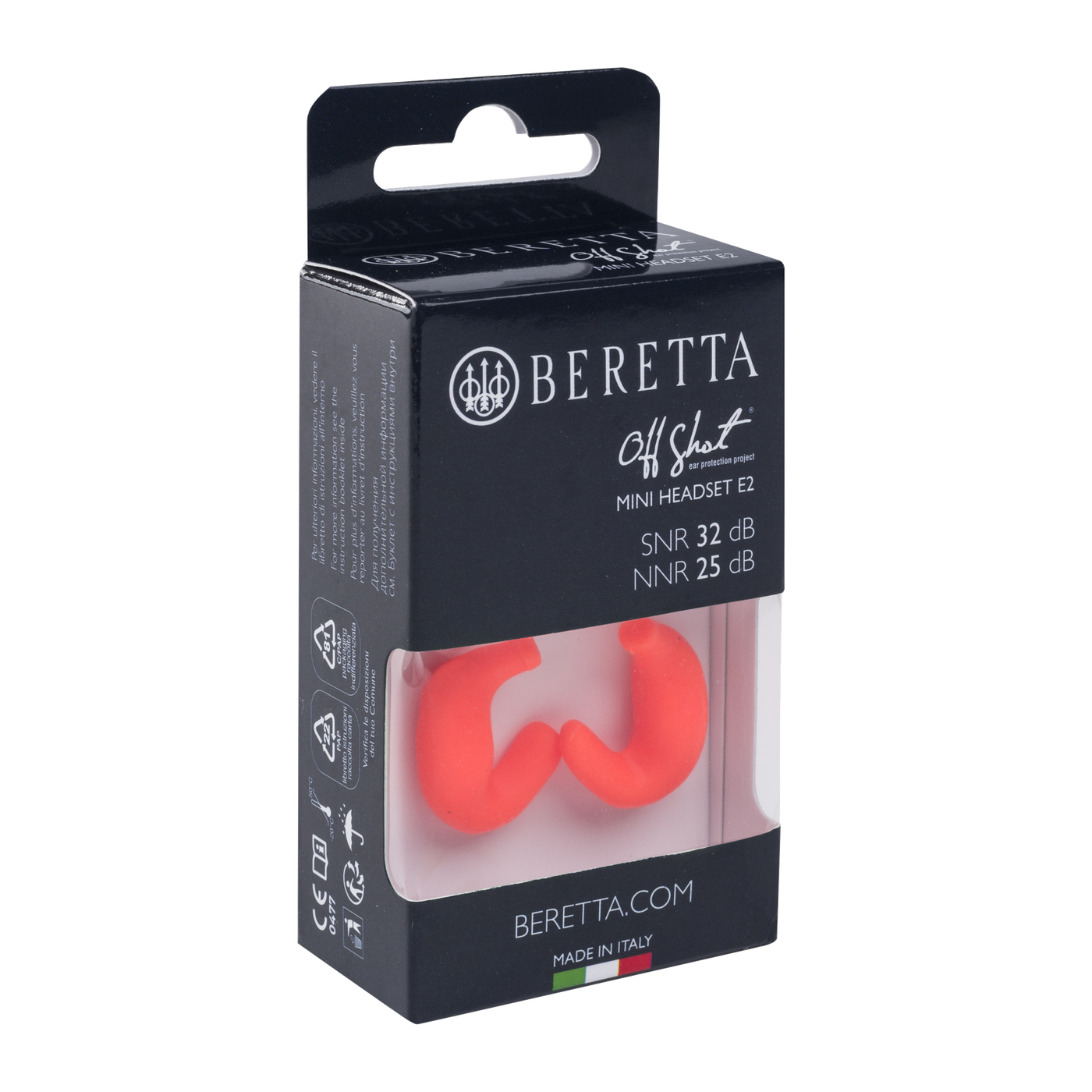 BERETTA Ohrstöpsel Mini Headset E2 Orange BERETTA Ohrstöpsel Mini Headset E2 Orange