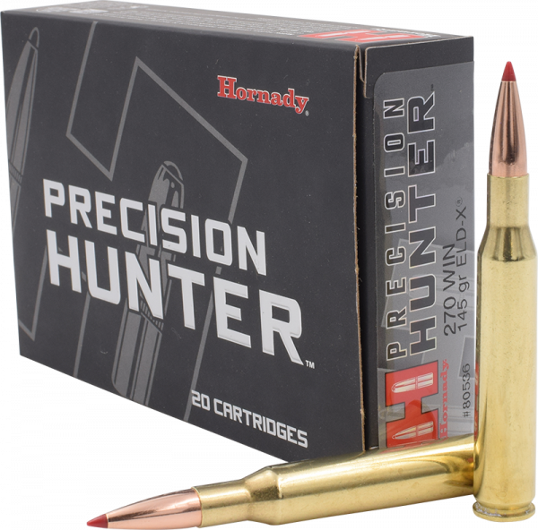 HORNADY .270 Win. Precision Hunter ELD-X 9,4g/145gr HORNADY .270 Win. Precision Hunter ELD-X 9,4g/145gr
