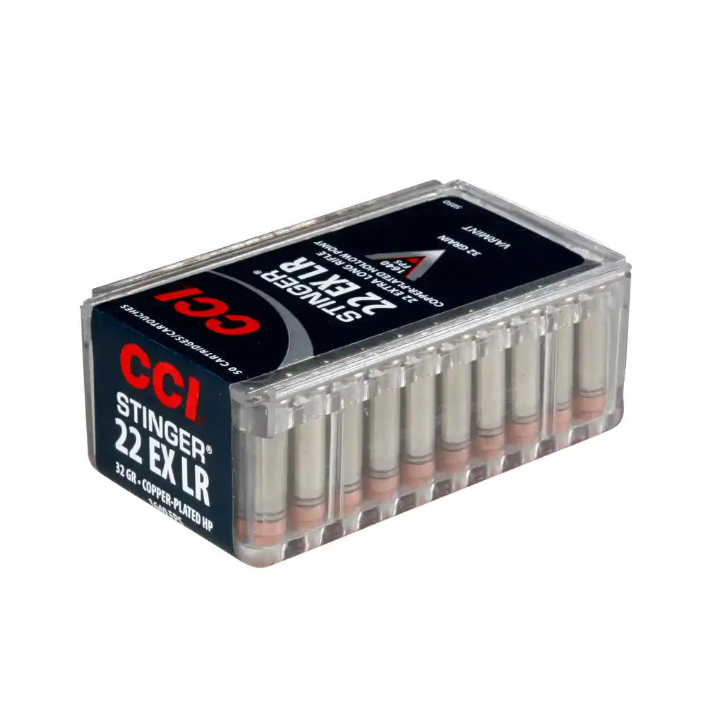 CCI .22 lfB Stinger CP HP 2,07g/32gr