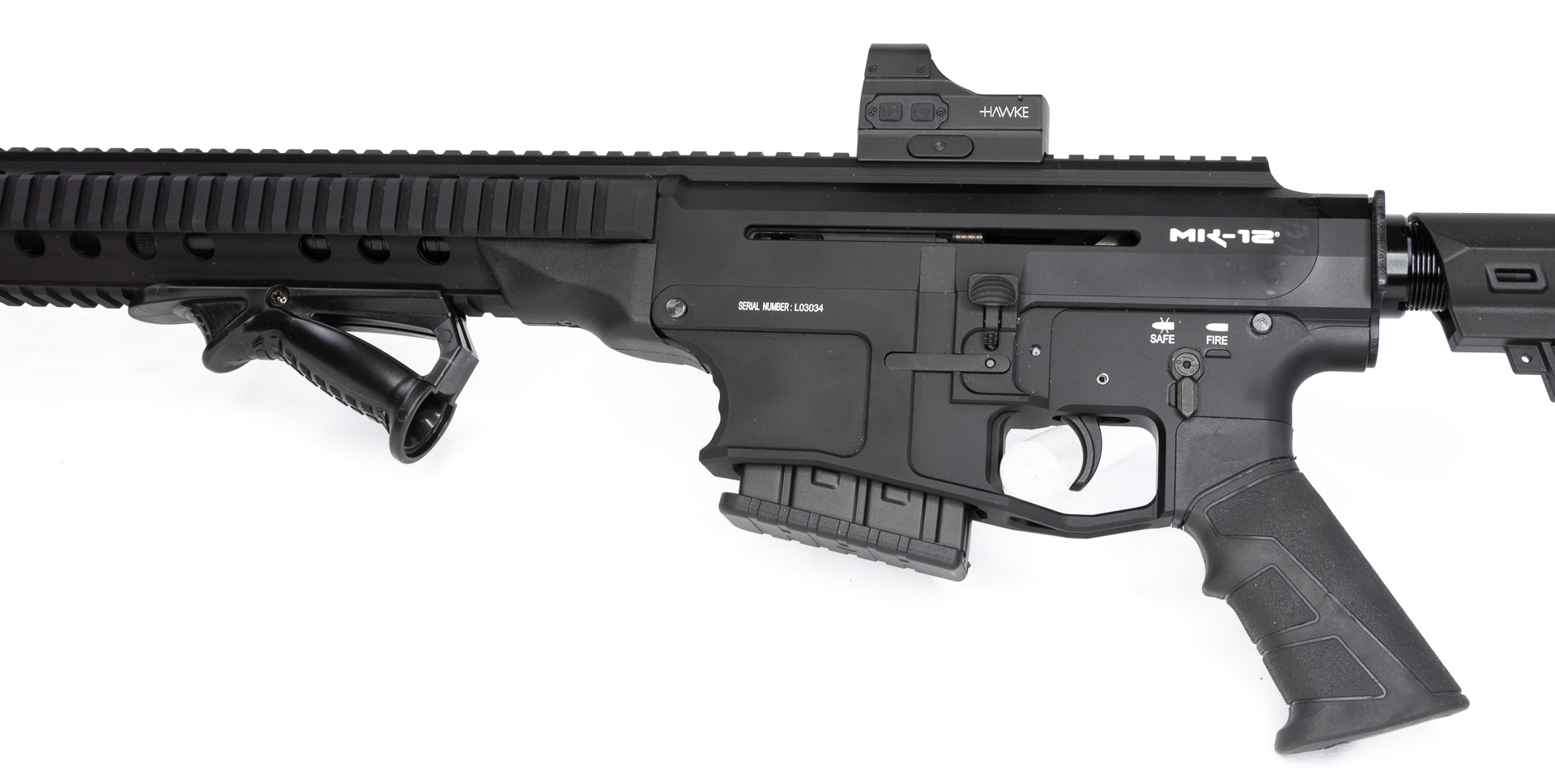 gebr. DERYA Mod. MK12 AS 100 im Originalkoffer mit Hawke Red Dot, mit Zubehör im Originalkoffer, Zustand: Neuwertig, NPR: € 1.259,00