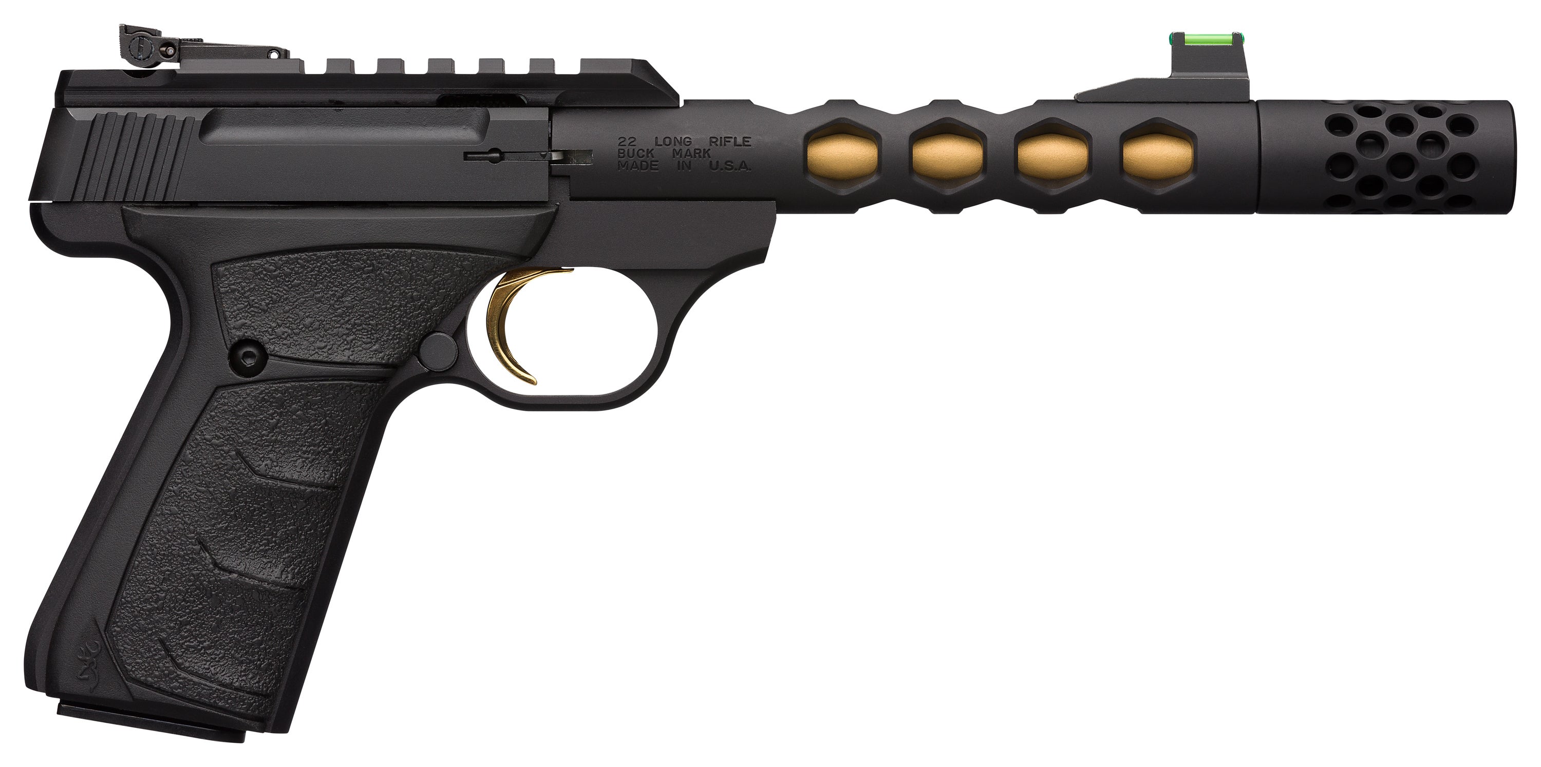 BROWNING Buck Mark Vision Black Gold UFX LL15cm .22lr.