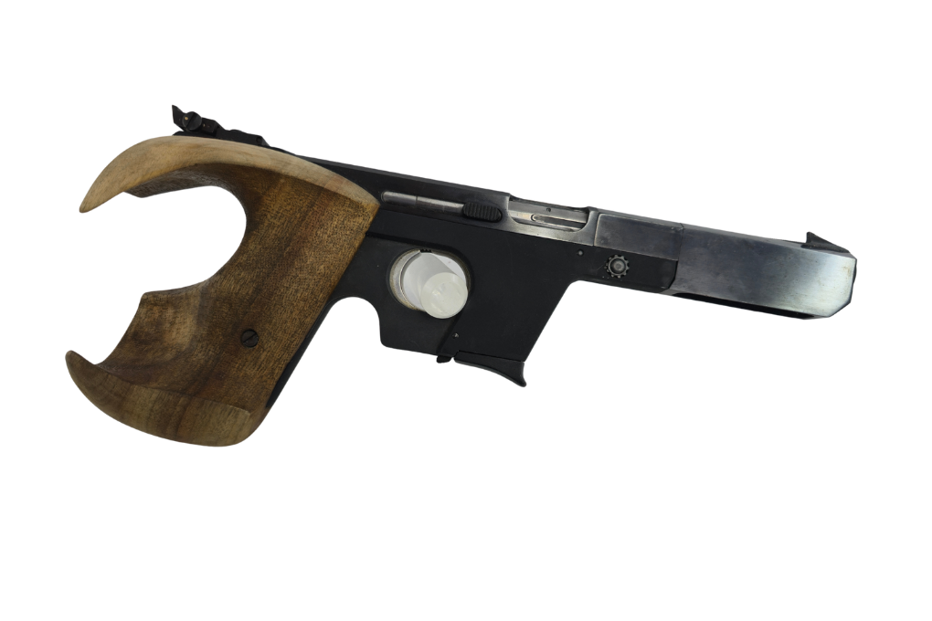 gebr. Walther OSP mit Formgriff, Kal. 22 Short, inkl. Ersatzmagazin und Ersatzabzug, Zustand: Gebraucht
