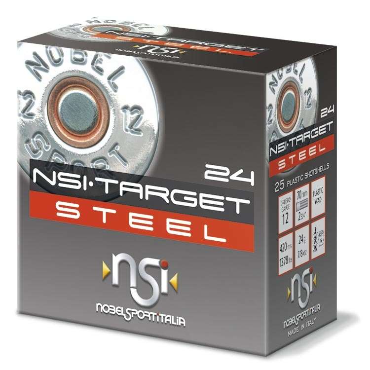 NSI 12/70 Target Steel  2,5mm 24g