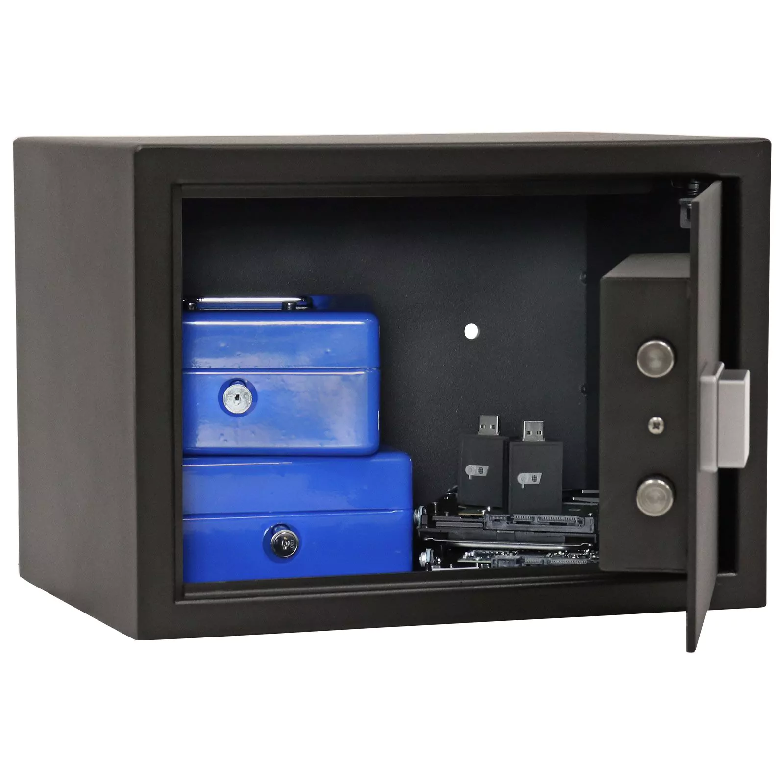 ROTTNER Möbeltresor Fifty Safe 2 mit Handy Öffnung Anthrazit ROTTNER Möbeltresor Fifty Safe 2 mit Handy Öffnung Anthrazit