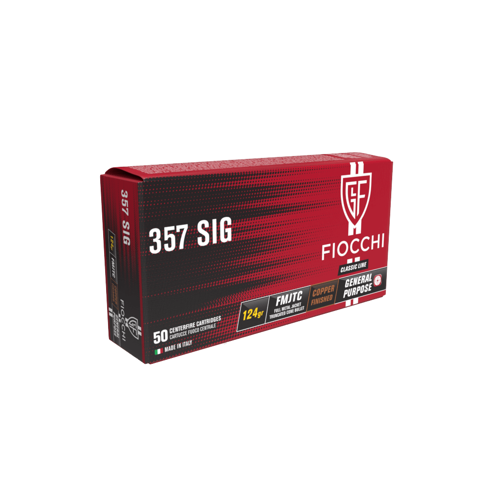 FIOCCHI .357 SIG FMJ Flat 8,04g/124gr.