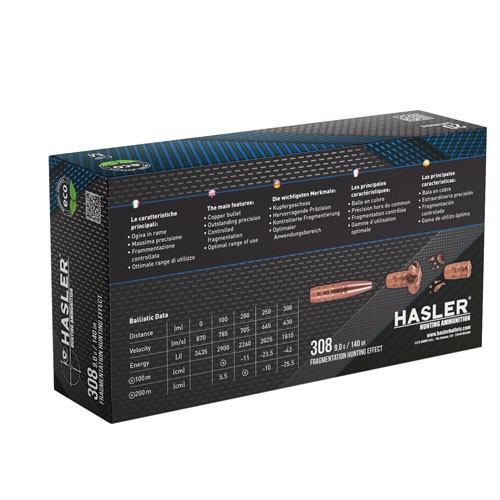 HASLER .308 Win. Ariete 9,6g/148gr