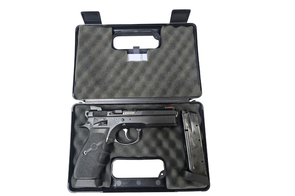 gebr. BRÜNNER CZ-75 Shadow 1 Mamba in der Originalbox, Zustand Sehr gut