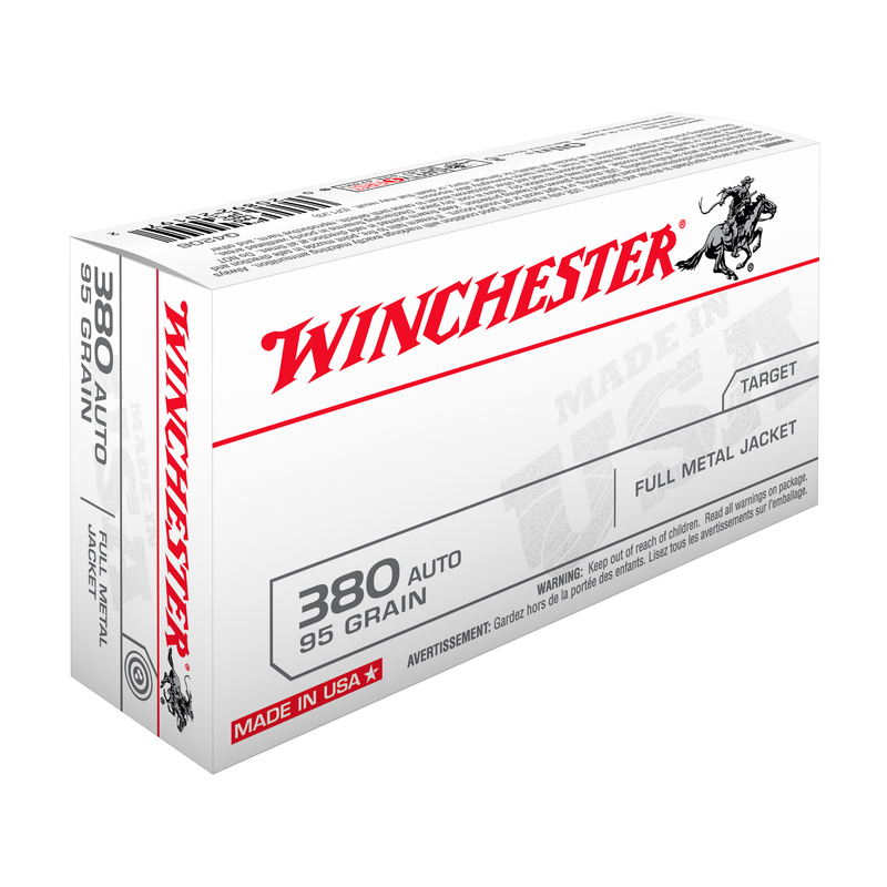 WINCHESTER .380 Auto VM 6,16g/95gr WINCHESTER .380 Auto VM 6,16g/95gr