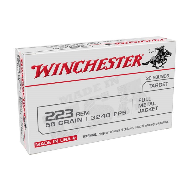 WINCHESTER .223 Rem. Target FMJ 3,56g/55gr