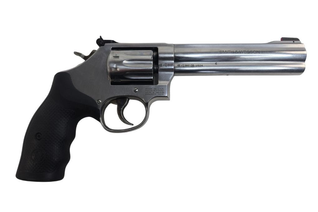 gebr. SMITH & WESSON Revolver Mod. 617 6"Lauf mit Pachmayr-Griff, Zustand: Neuwertig - NPR: 1.700,00