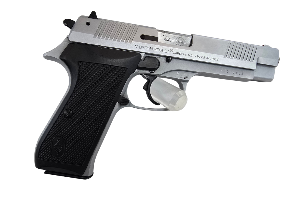 gebr. BERNARDELLI Pistole Mod. P One silver, Zustand: Sehr gut