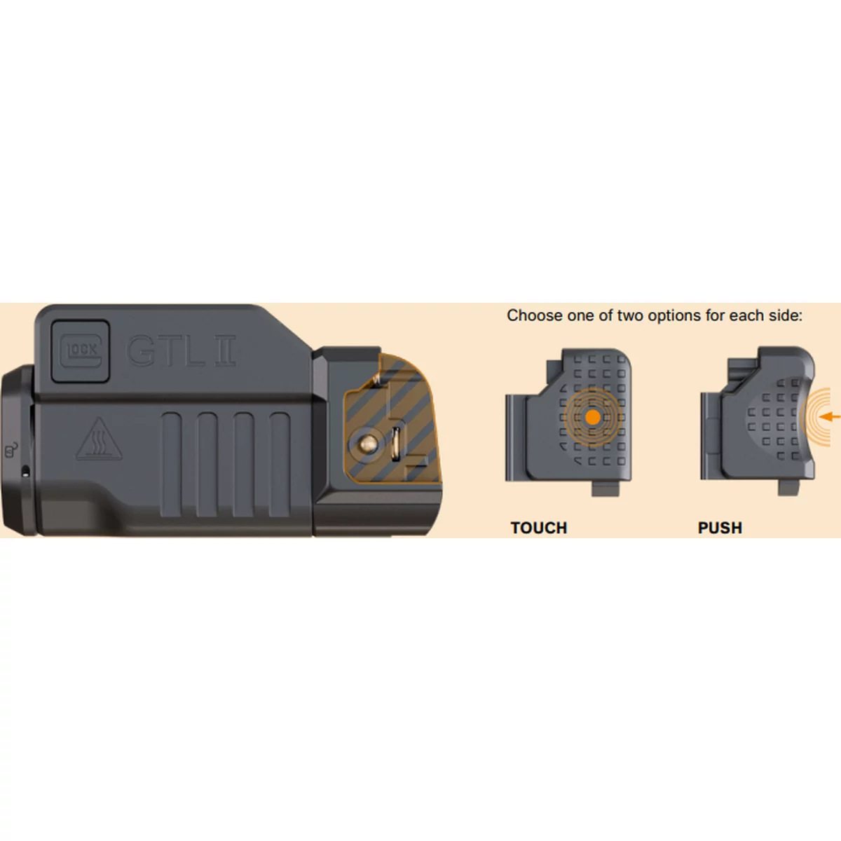 GLOCK Light Module GTL II Led 01 Set GLOCK Light Module GTL II Led 01 Set