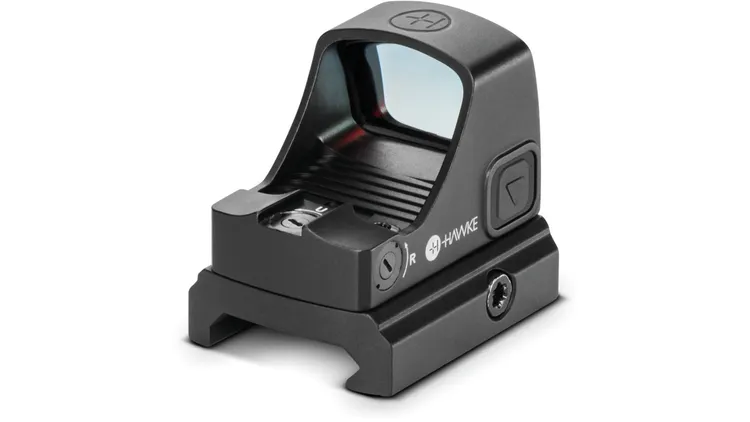 HAWKE Endurance Reflex Sight, 1x21, 3 MOA Multi, Dot/Circle Dot Red, Weav., RMSc 
