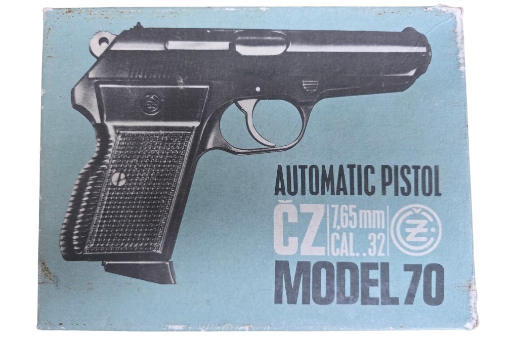 gebr. CZ Pistole Mod. 70 im Originalkarton, Zustand: Sehr gut