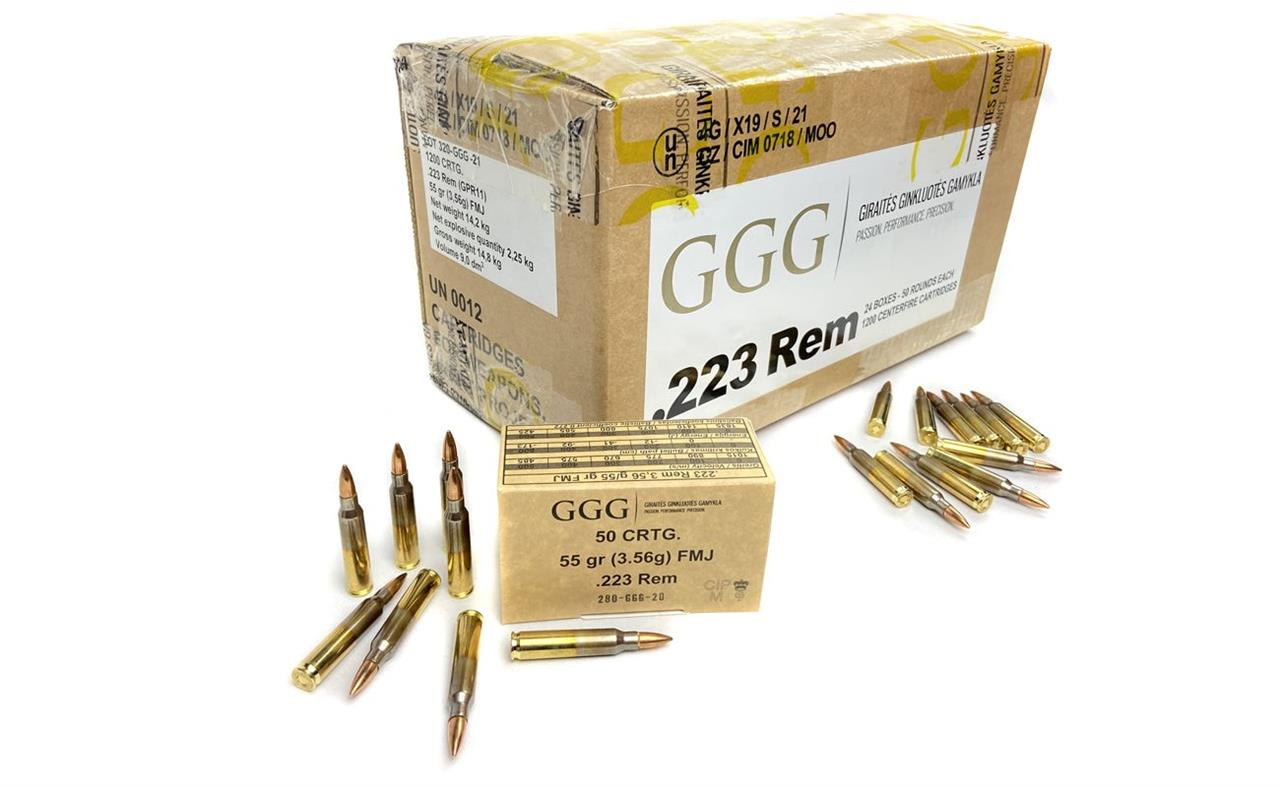 GGG .223 Rem. FMJ 3,56g/55gr 