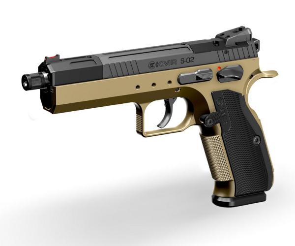 KMR S-02 OR SR Grey Khaki 6" .22lfB