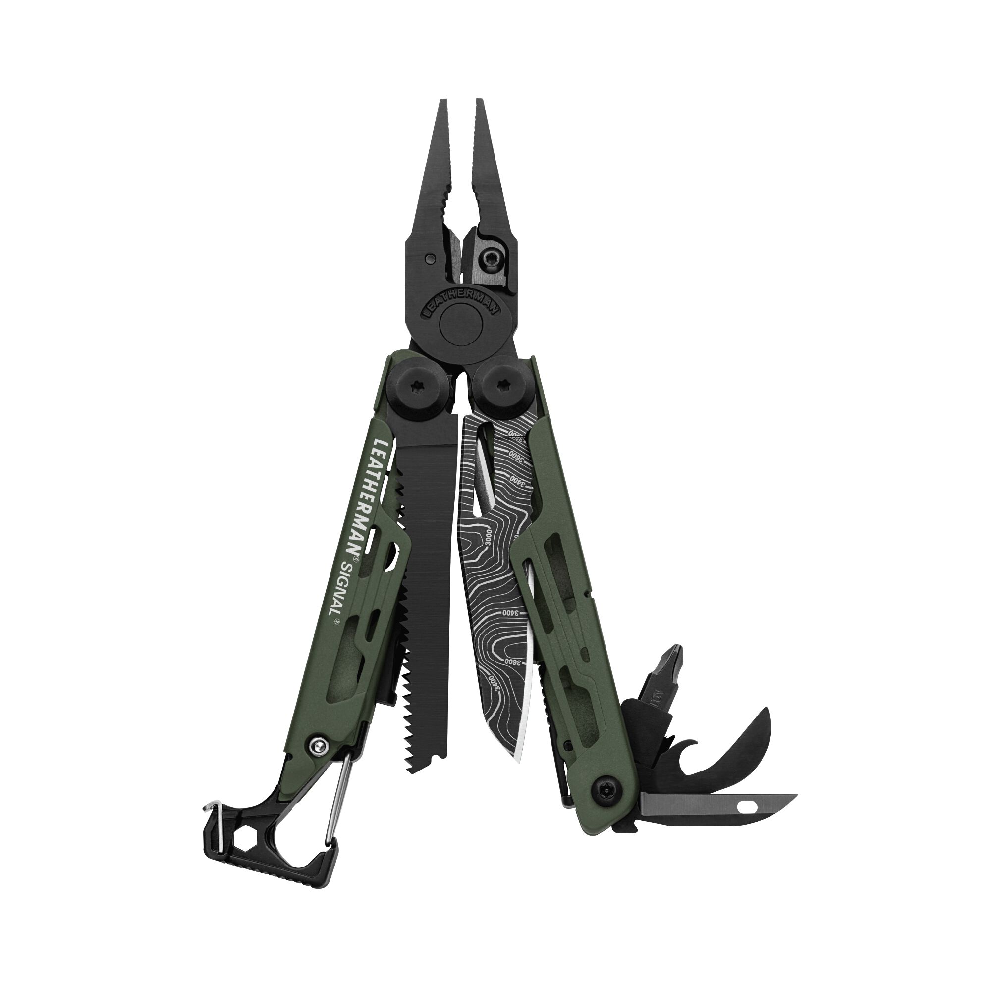 LEATHERMAN Signal Green Topo