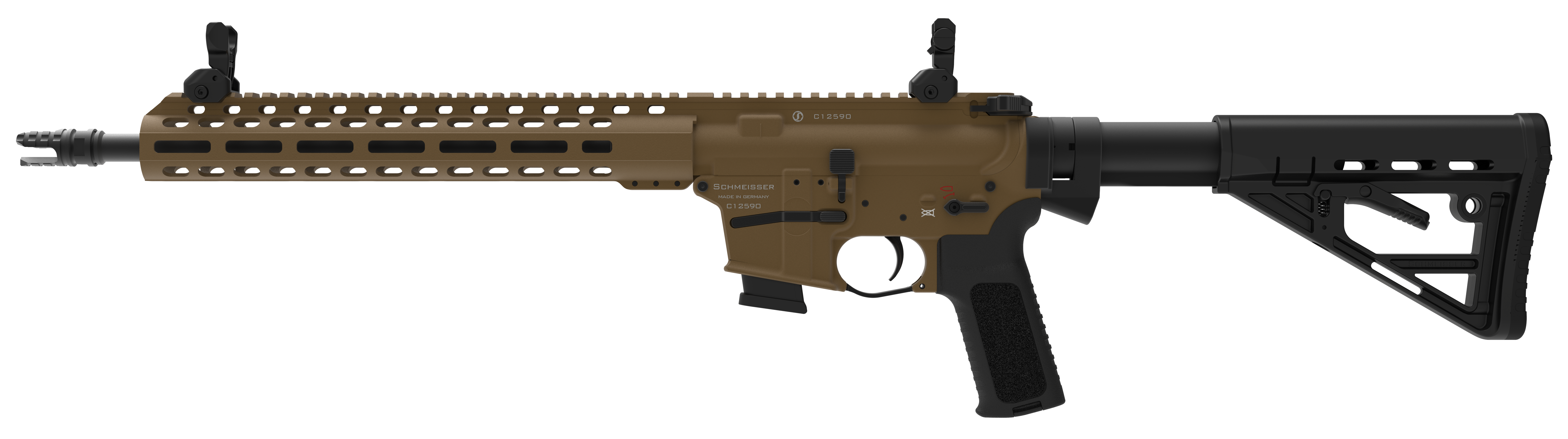 SCHMEISSER AR15-9 M4FL LL37cm 9mm Luger Bronze