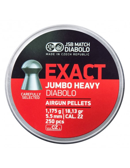 JSB 5,52 mm Diabolo Exact Jumbo Heavy 1,175g