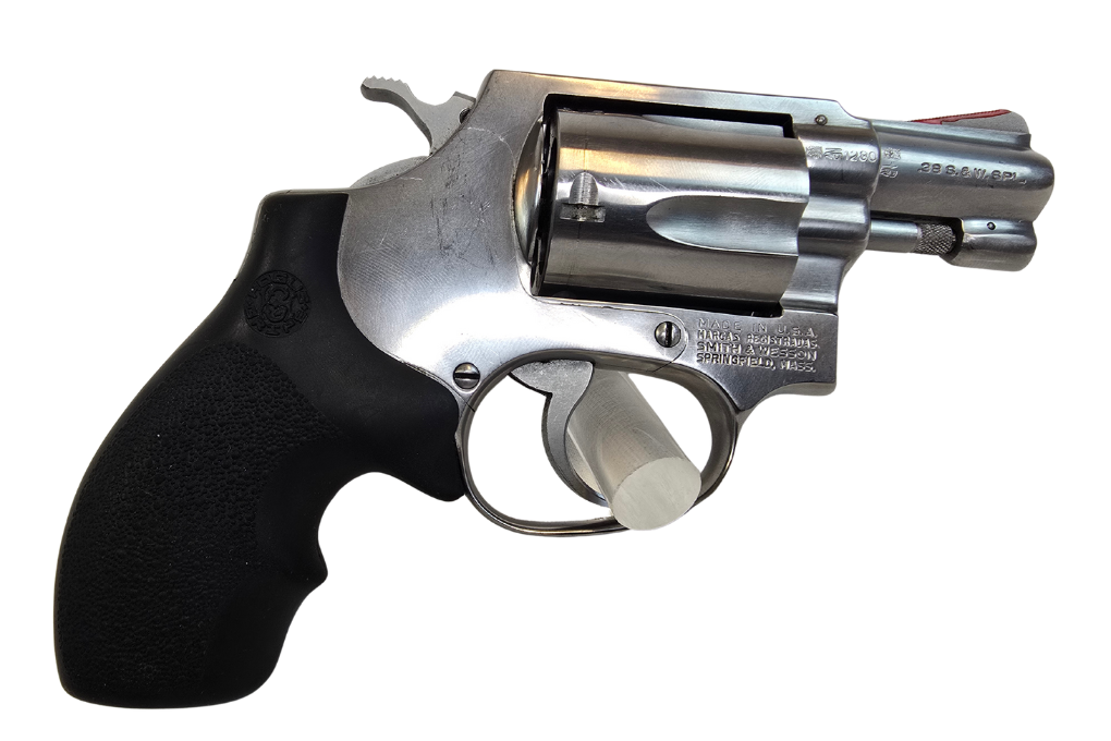 gebr. SMITH & WESSON Mod. 60, 2" Lauf mit Pachmayr Griff, Zustand: Sehr gut