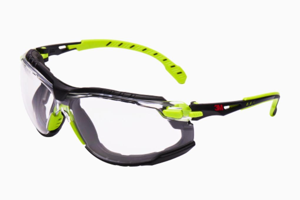 3M Peltor Schießbrille Solus 1000 Klar mit Grünem Bügel