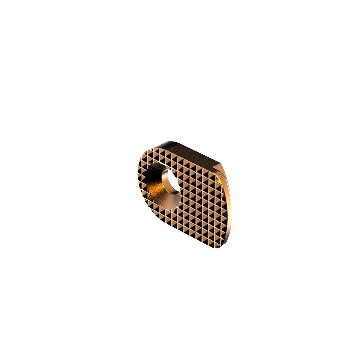 CZ Magazine Catch Button Orange/Titan
