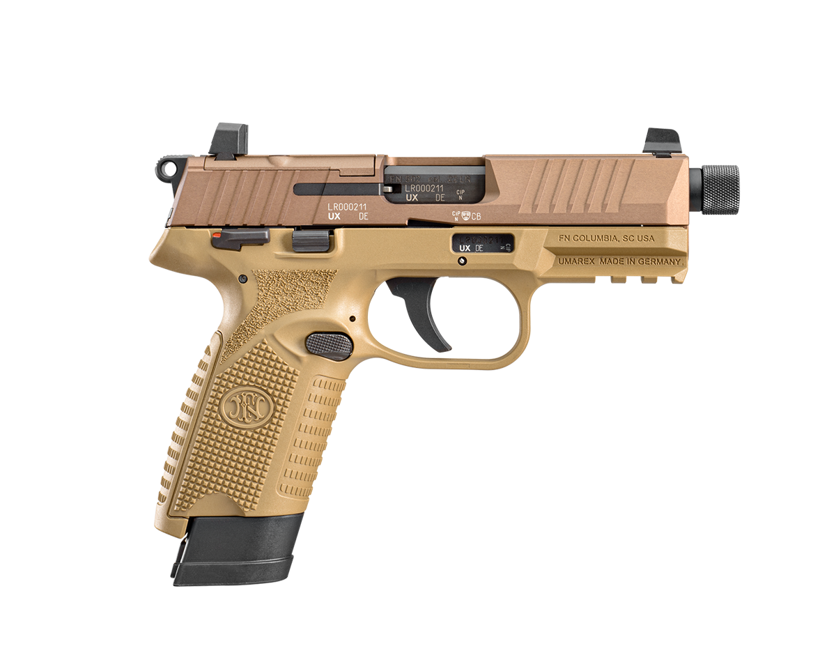 FN 502 Tactical FDE LL11,68cm .22 lr.