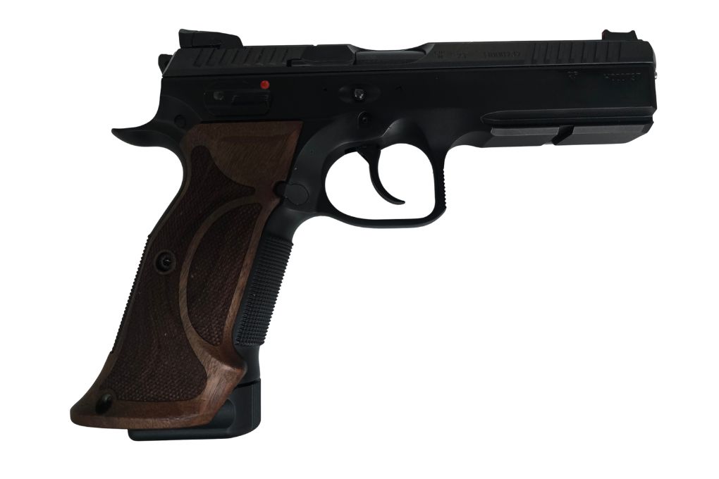 gebr. BRÜNNER CZ Shadow 2 Wooden Grip mit Schwarzem Trigger, Zustand: Sehr gut, NPR: € 2100