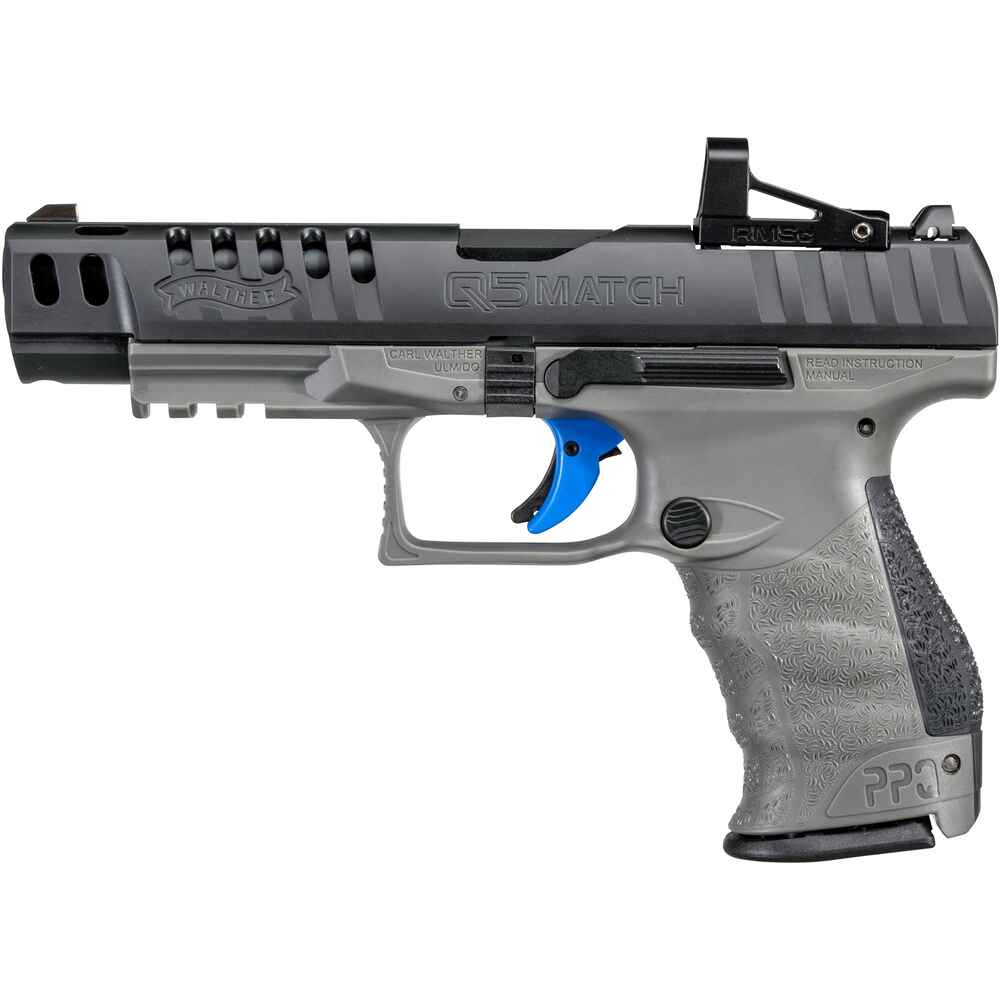 WALTHER Q5 Match Combo inkl. Red Dot 3X15 Magazine 5"  9mm Luger