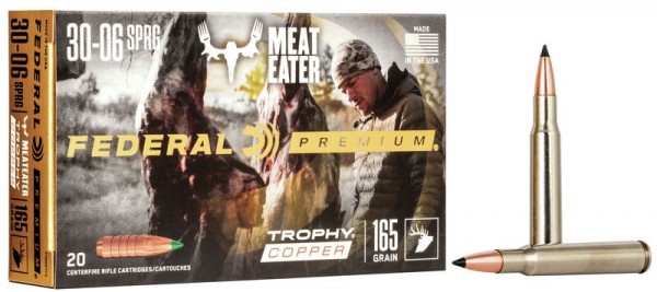 FEDERAL Premium 30-06 SPR. 165gr. Trophy Copper