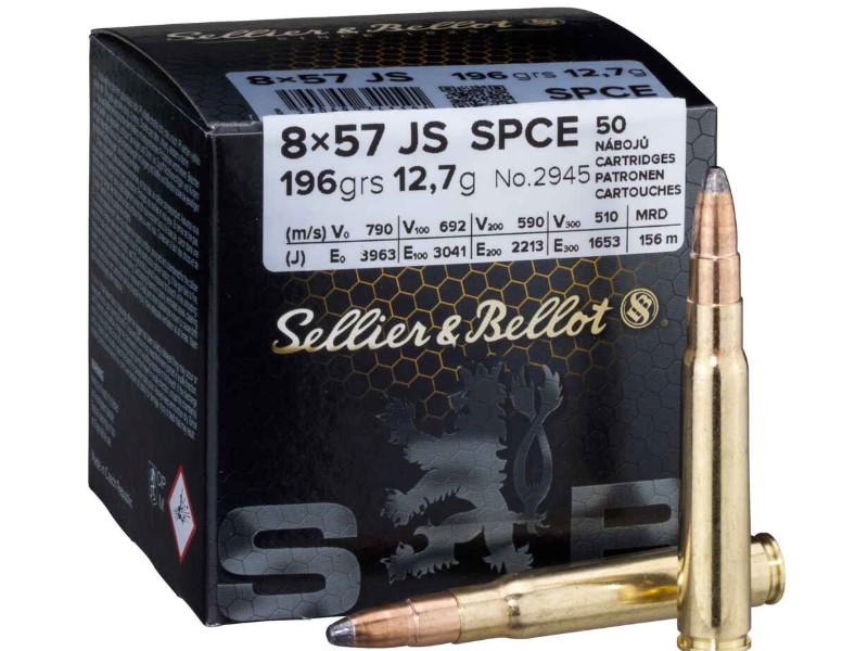 S&B 8x57 IS FMJ 12,7g/196gr