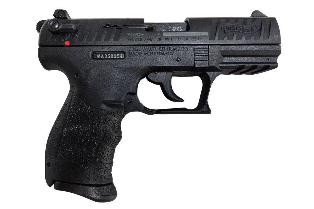 gebr. WALTHER P22 im Originalkoffer mit Reservemagazin, Zustand: Neuwertig - NPR: € 459,00