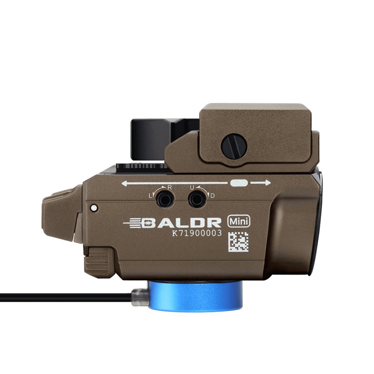 OLIGHT BALDR Mini Desert Tan 600 Lumen Waffenlicht Laser