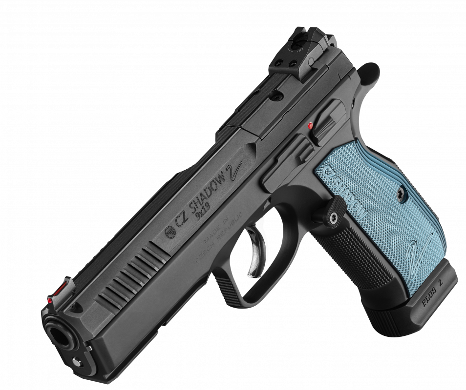 CZ 75 Shadow 2 Blue Grip OR 9mm Luger CZ 75 Shadow 2 Blue Grip OR 9mm Luger