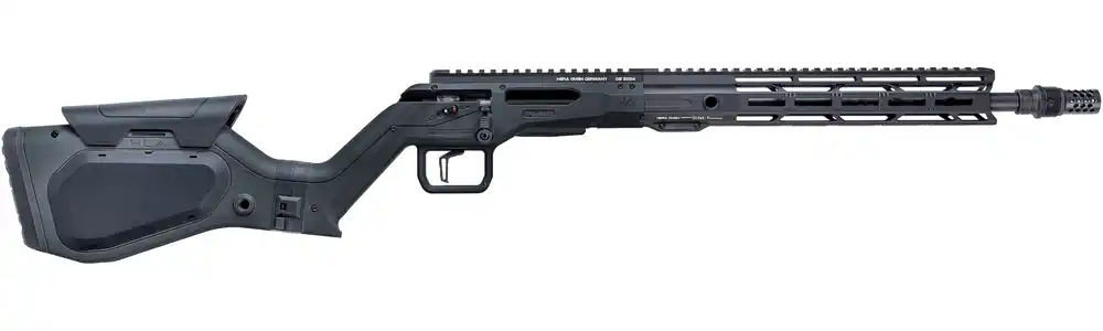HERA ARMS H6K Bolt Action Rifle Black LINK Pepperbox LL34,2cm .300 Blackout 