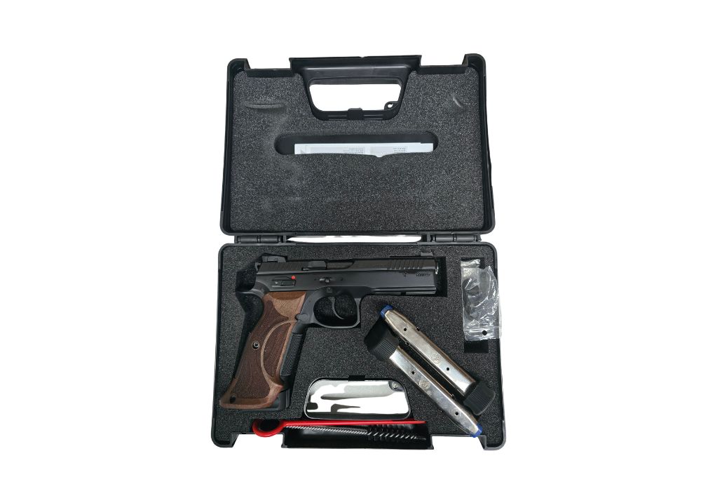 gebr. BRÜNNER CZ Shadow 2 Wooden Grip mit Schwarzem Trigger, Zustand: Sehr gut, NPR: € 2100