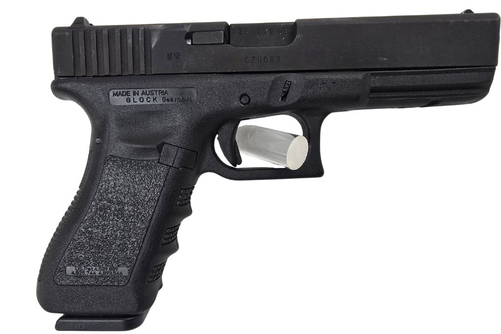 gebr. GLOCK 17 Gen. 3 im Originalkoffer mit Reservemagazin und Ladehilfe, Zustand: Sehr gut