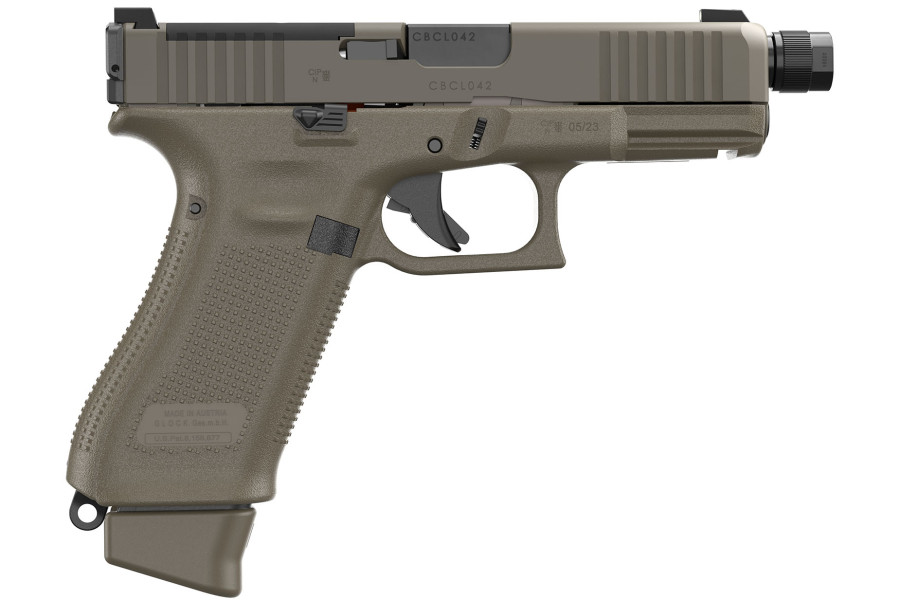 GLOCK 45 Set PR Hunting Edition MOS/FS/M13,5x1 LH Grün 9mm Luger