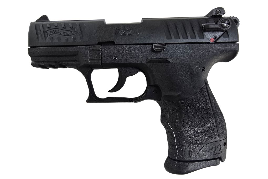gebr. WALTHER P22 im Originalkoffer mit Reservemagazin, Zustand: Neuwertig - NPR: € 459,00